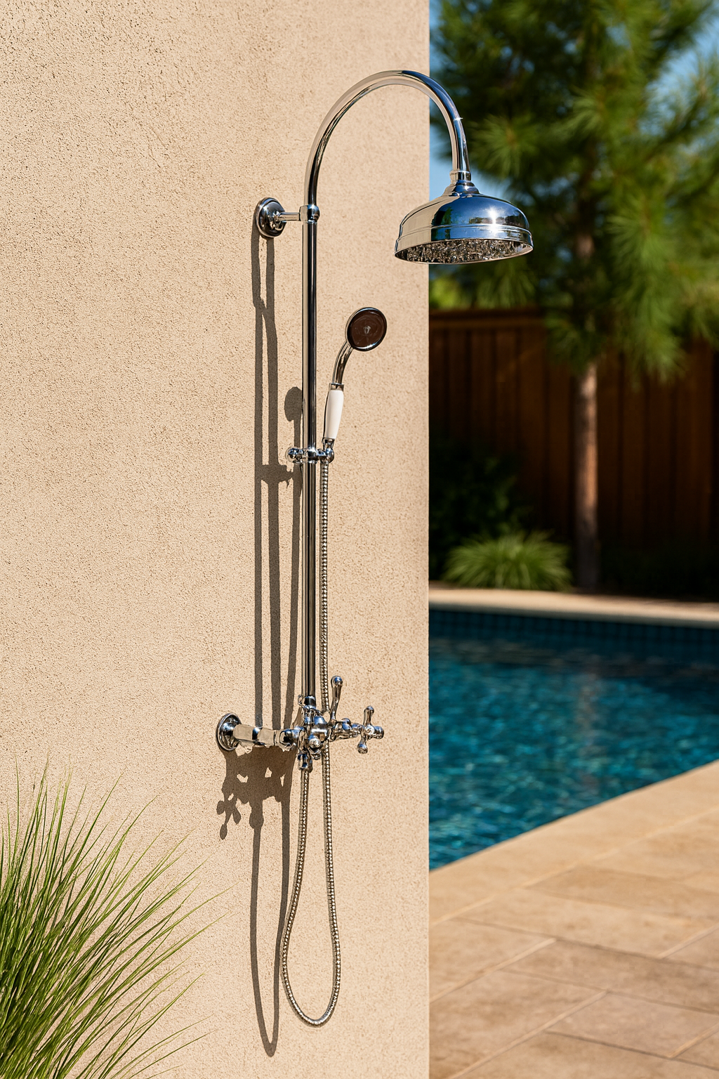 Exposed Shower